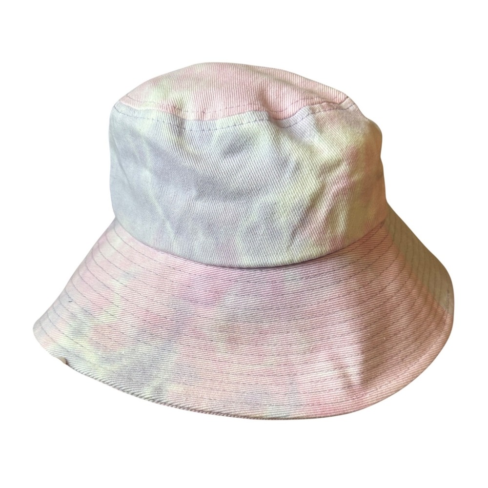 Cappelli World Pastel Tie Dye Bucket Hat Pink Purple One Size